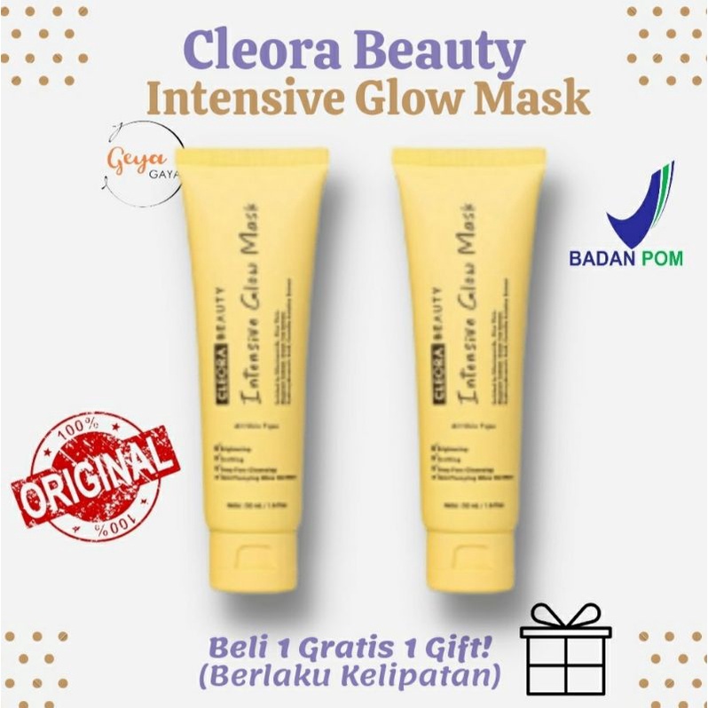 Jual ‼️READY‼️ CLEORA BEAUTY INTENSIVE GLOW MASK CLEORA MASKER WAJAH