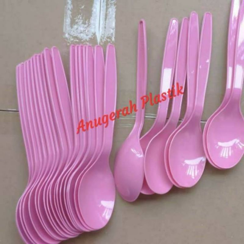 Jual Sendok Makan Plastik Merek Fim Harga 1 Pack Isi 25 Pcs Shopee