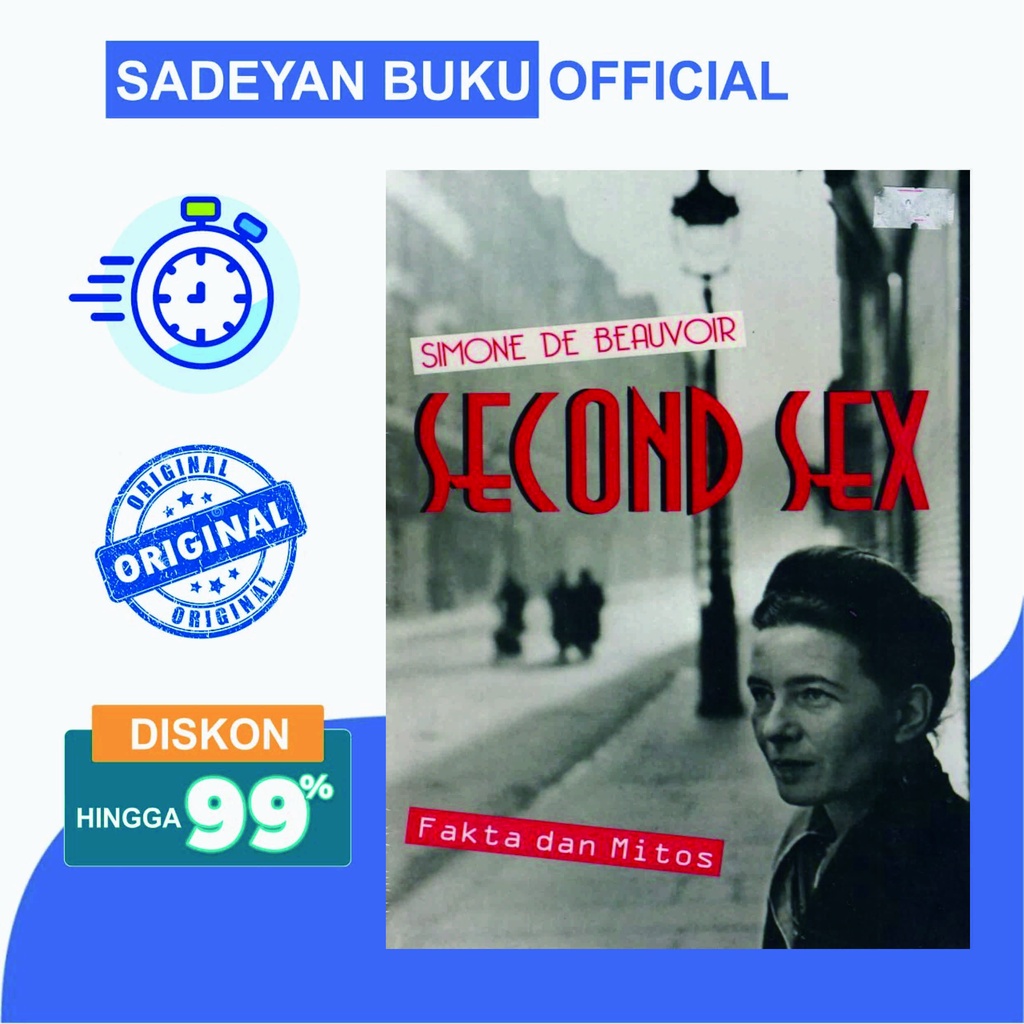 Jual Second Sex Fakta Dan Mitos Simone De Beauvoir Narasi Shopee