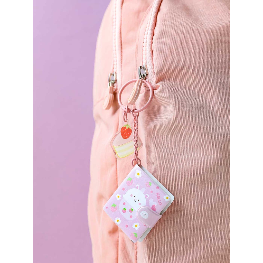 Jual Miniso Milk Tea Series Mini Notebook Keychain Gantungan