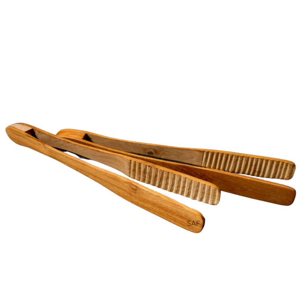 Jual SAF penjepit makanan kayu / capitan wooden tongs capit foodgrade ...
