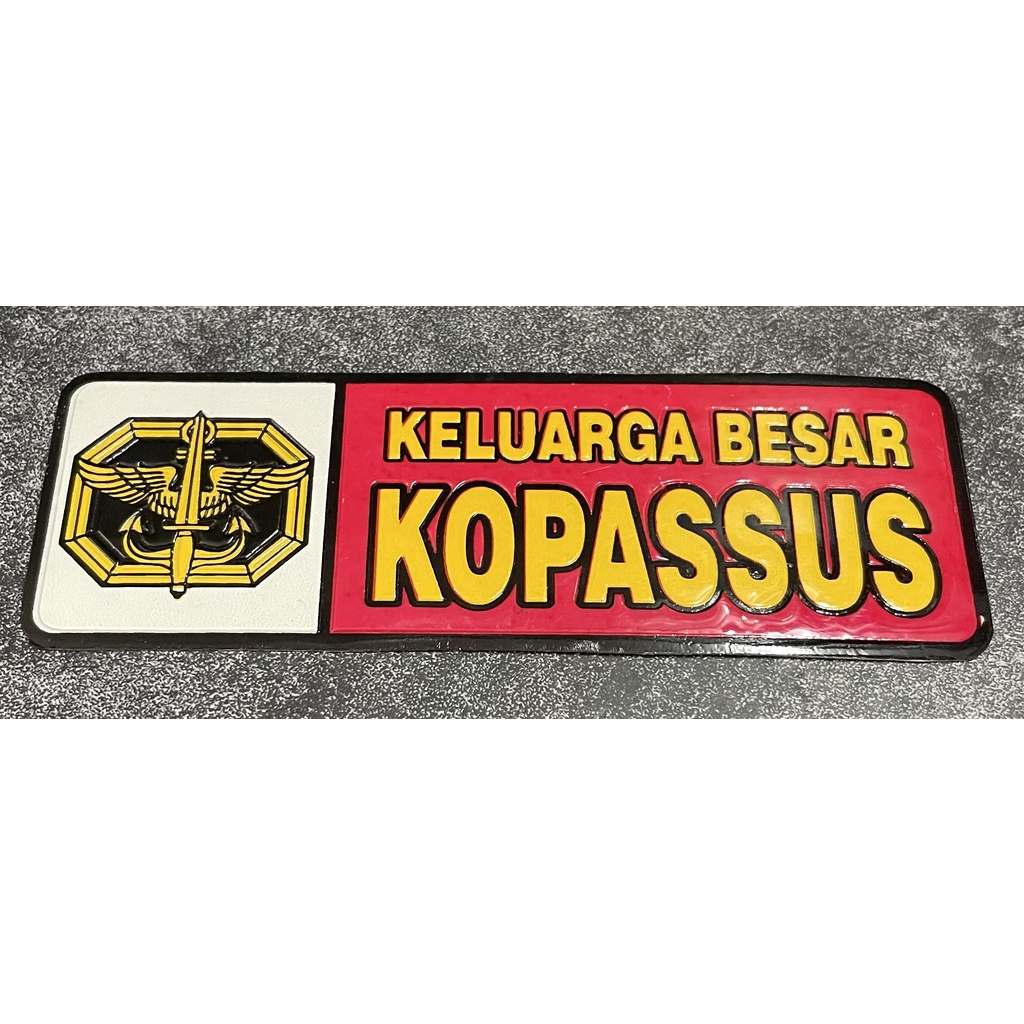 Jual Sticker Keluarga Besar Kopassus (Pjg) - Stiker Kopassus - Sticker