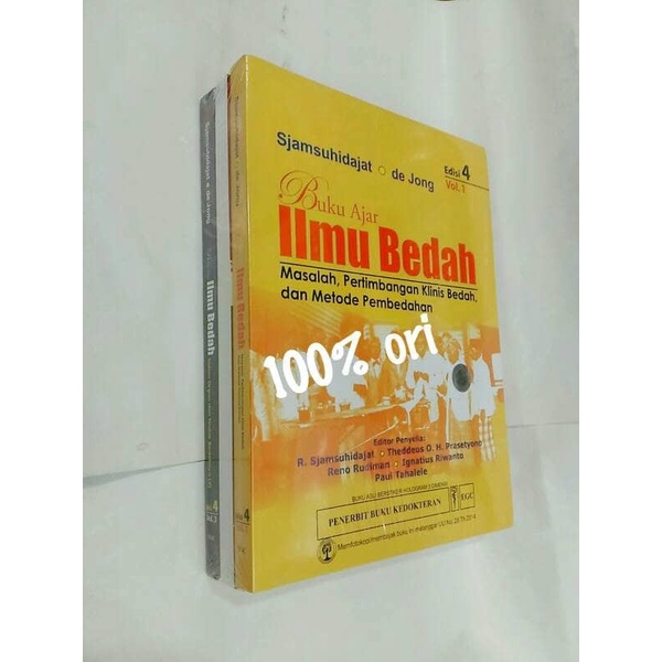 Jual Buku Ajar Ilmu Bedah De Jong Edisi 4 Vol 1 2and3 Set Shopee Indonesia