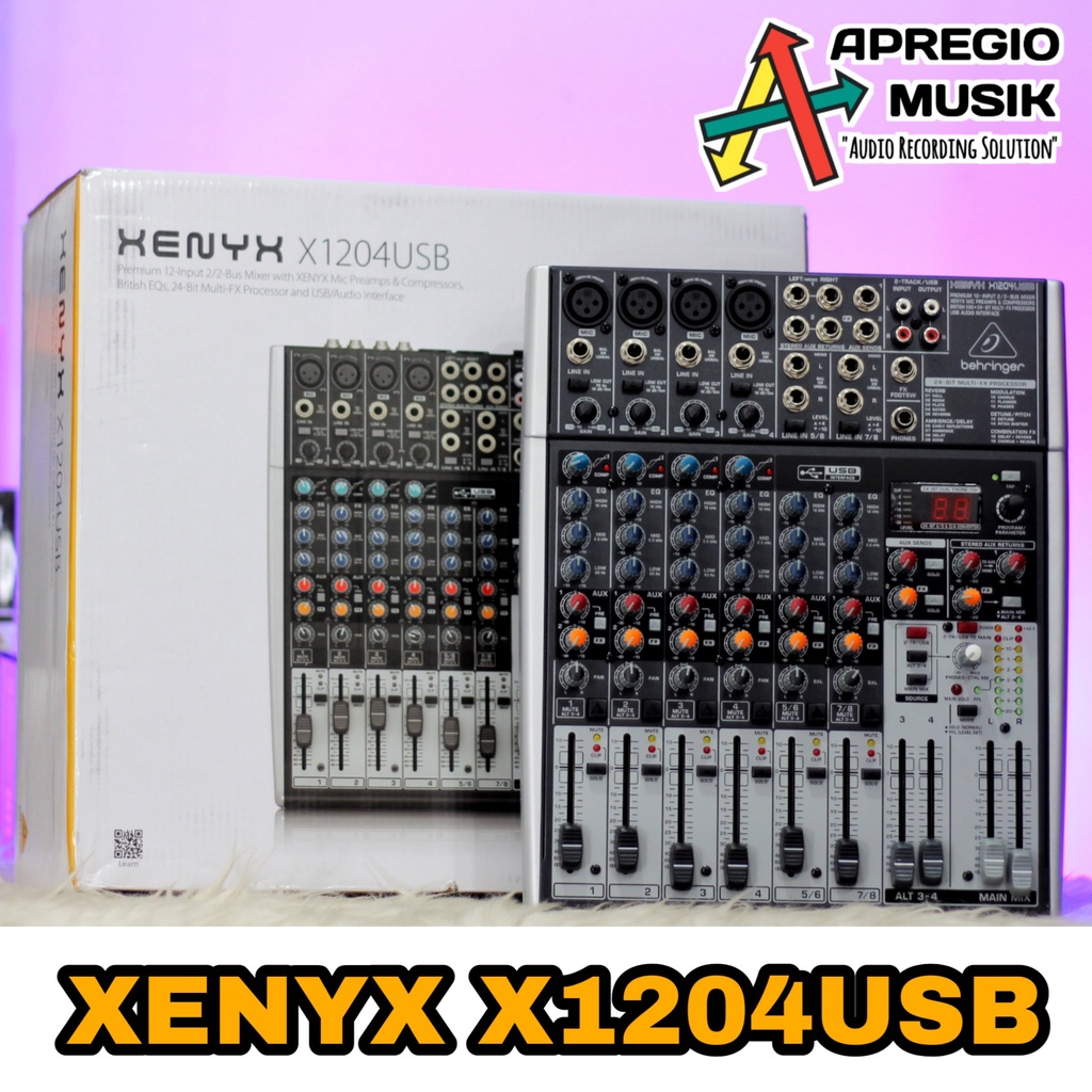 Jual Behringer Xenyx X1204 USB X1204USB X 1204 USB mixer recording