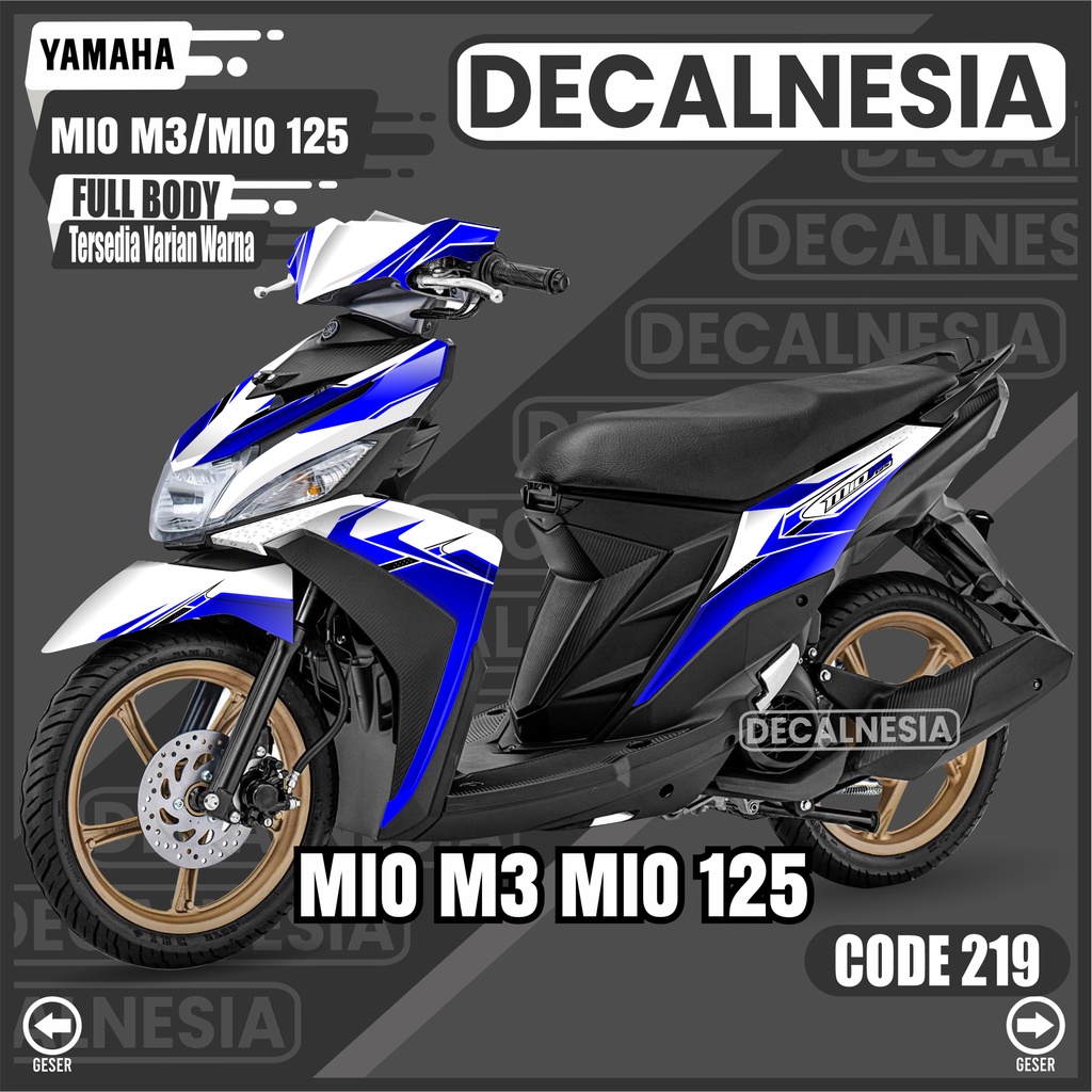 Jual Decalnesia Stiker Decal Mio M3 125 Full Body Sticker Motor Yamaha ...
