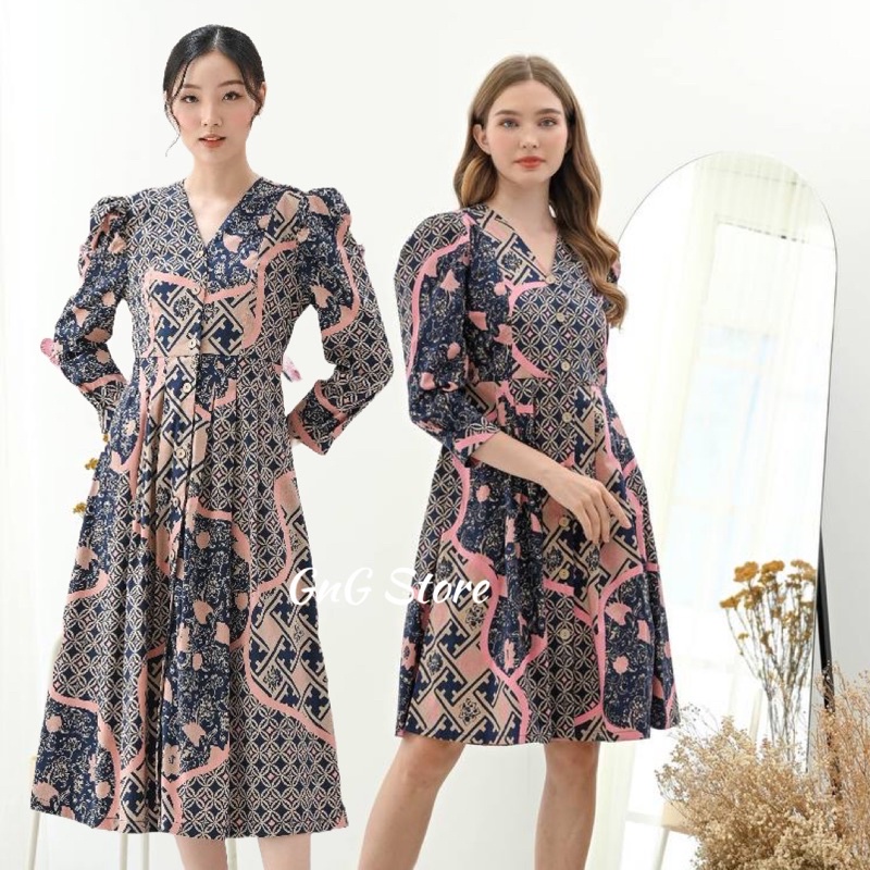 Jual dress batik modern sales