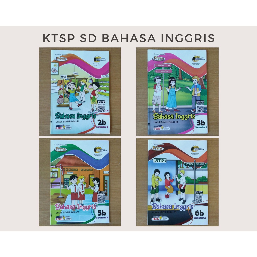 Jual Buku LKS Bahasa Inggris KTSP _ SD MI Kelas 1 2 3 4 5 6 _ Genap K13 ...