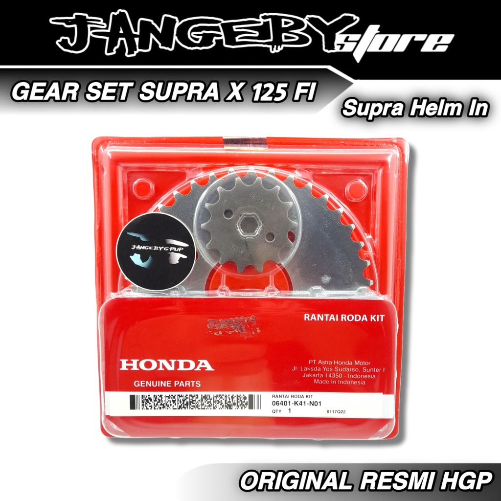 Jual Gear Set Supra X 125 Fi Supra Helm In Fi Original Resmi HGP