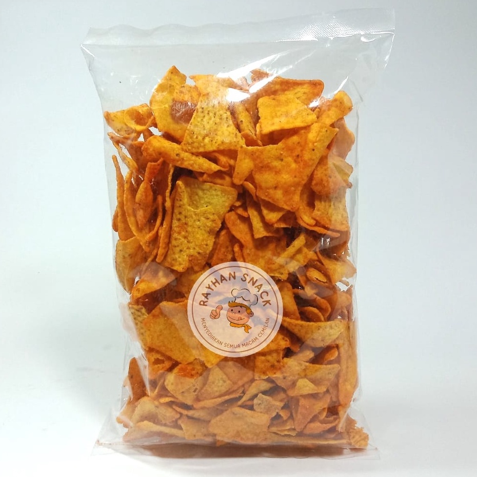 Jual Keripik Tortilla Jagung Balado Pedas Tes Tortila Chips Varian Rasa ...