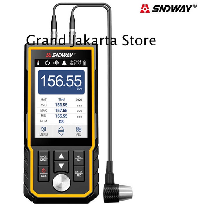 Jual Ultrasonic Thickness Gauge SW-6520 SNDWAY Ketebalan SW6520 Meter ...