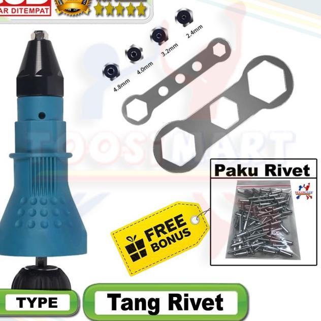 Jual Tang Ripet Bor Listrik Adapter Hilda Tang Rivet Adaptor Rivet Gun ...