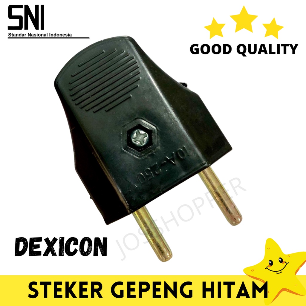 Jual STEKER GEPENG BIASA HITAM COLOKAN BIASA STEKER HITAM COLOKAN ...