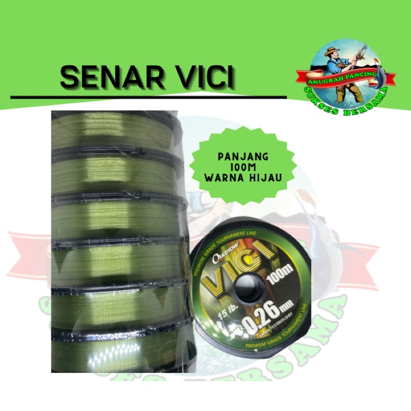 Jual Benang pancing VICI warna Hijau | Shopee Indonesia