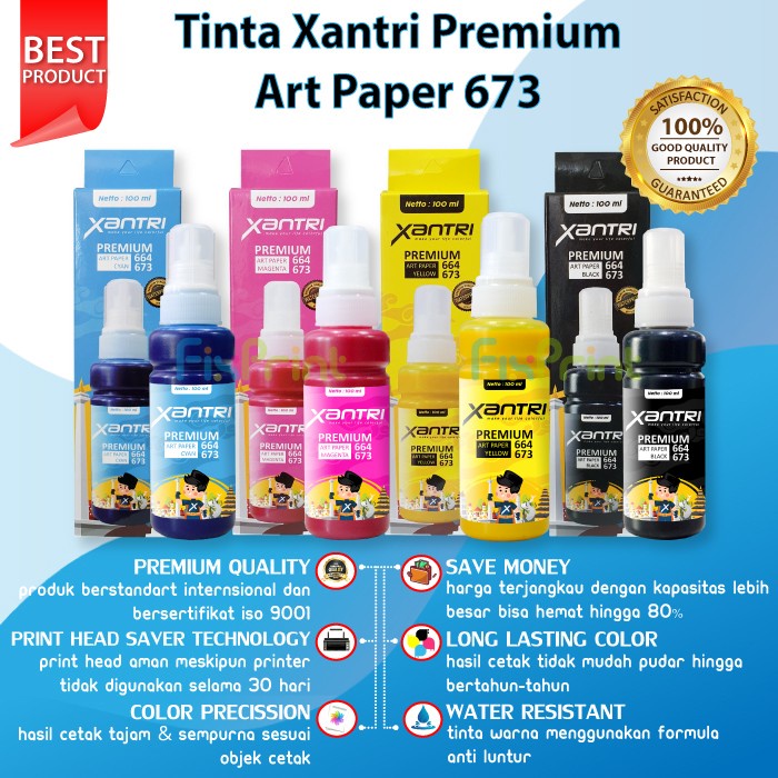 Jual Tinta Art Paper Epson 664 Premium Grade 100ml Artpaper Epson