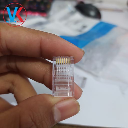 Jual Connector RJ45 Commscope AMP CAT 5E Original USA | Shopee Indonesia