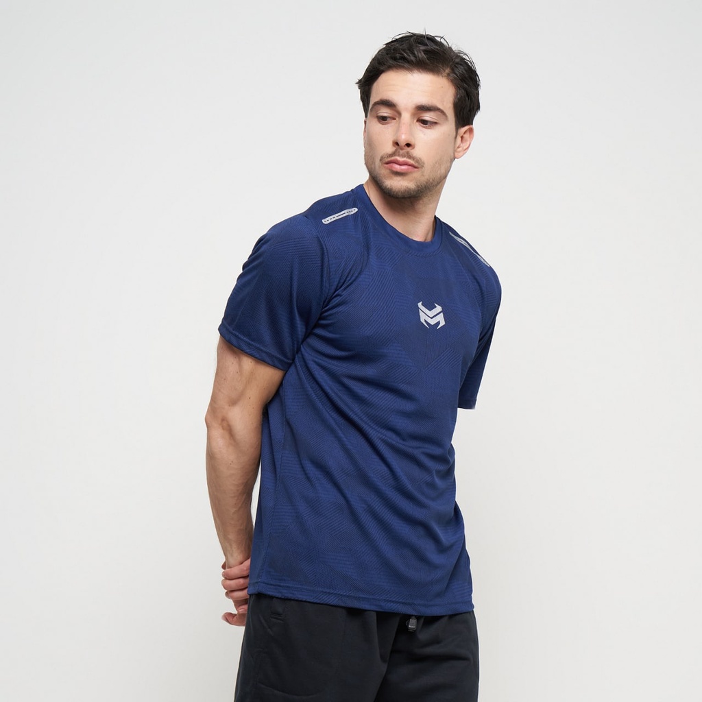 JualBaju Kaos Olahraga Lari Running Gym Fitness Sepeda Senam Quick Dry Fit T-Shirt - Monexo
