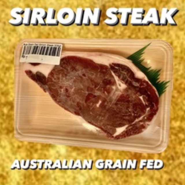 Jual Australian Beef Sirloin Steak (Grain Fed) Shopee Indonesia