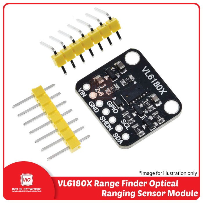 Jual VL6180X Range Finder Optical Ranging Sensor module SASLUN | Shopee ...