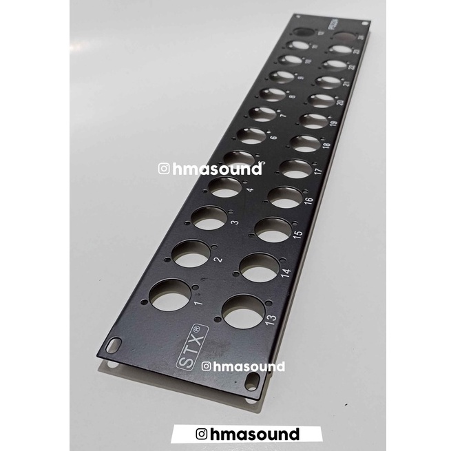 Jual Panel Rack Hardcase XLR Canon Speakon 2U 24 Lubang STX PS224 ...