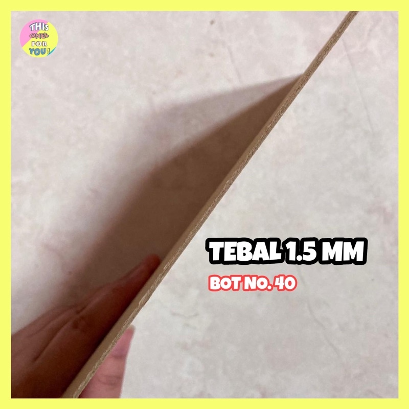 Jual [READY] Karton Yellow Board YB ukuran A5 Tebal 1.5 mm untuk ...