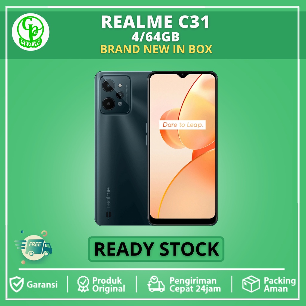 Jual Realme C31 4/64GB 3/32GB Garansi Resmi Indonesia | Shopee Indonesia