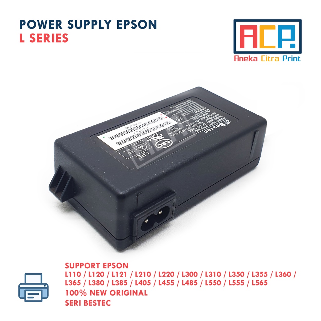 Jual Power Supply Bestec - Epson L110 L120 L121 L210 L220 L350 L360 ...