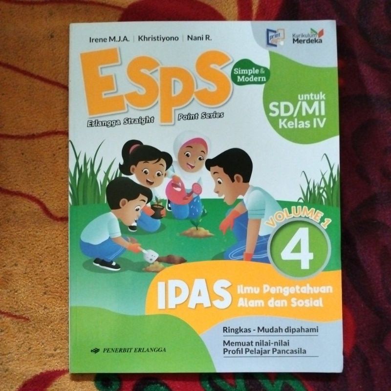 Jual ORIGINAL BUKU ESPS IPAS ILMU PENGETAHUAN ALAM DAN SOSIAL KELAS 4 ...