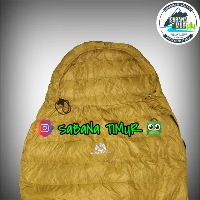 Jual {lestaristore} Sleeping Bag Bulu Angsa Bunaken Big Adventure Indonesia Yellow Limited