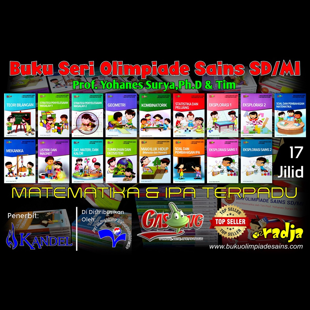 Jual Buku Seri Olimpiade Matematika Dan Ipa Sdmi 17 Buku Shopee Indonesia 9132