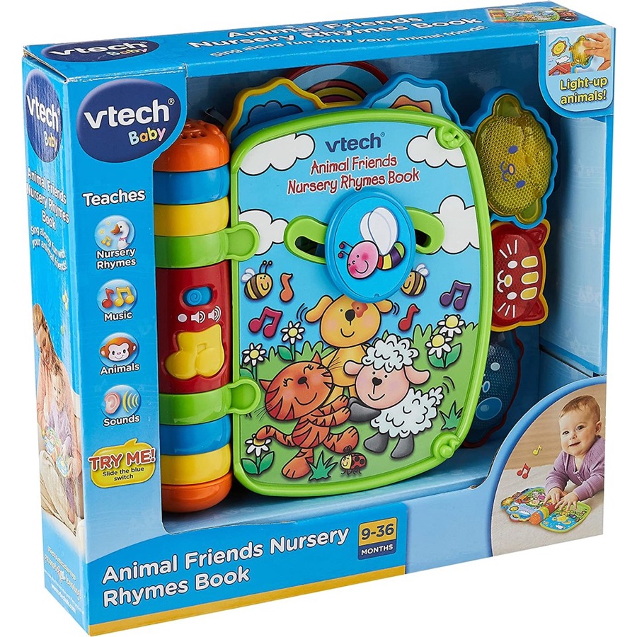 Jual Mainan Edukasi VTech Animal Friends Nursery Rhyme Book Original ...