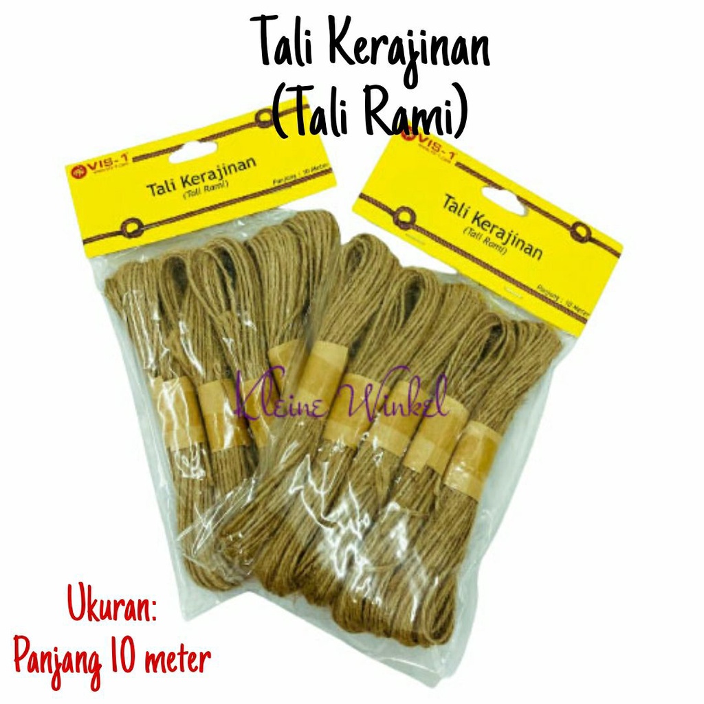 Jual Tali Rami/Tali Kerajinan/Tali Polaroid 1 pack isi 5 Ikat | Shopee ...