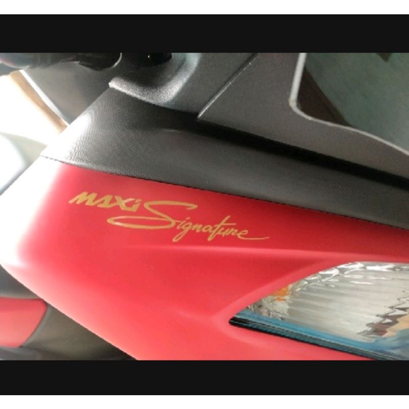 Jual Sticker maxi signature stiker maxi signature stiker motor | Shopee ...