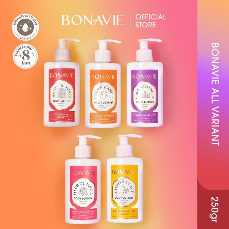 Jual BONAVIE BODY LOTION SERIES 250 GRM Shopee Indonesia