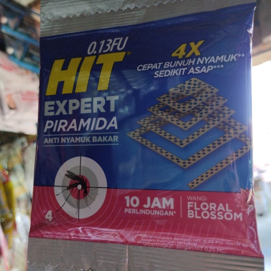 Jual Obat Nyamuk Bakar HIT Expert Piramida - 1 pcs (4 sheets) | Shopee ...