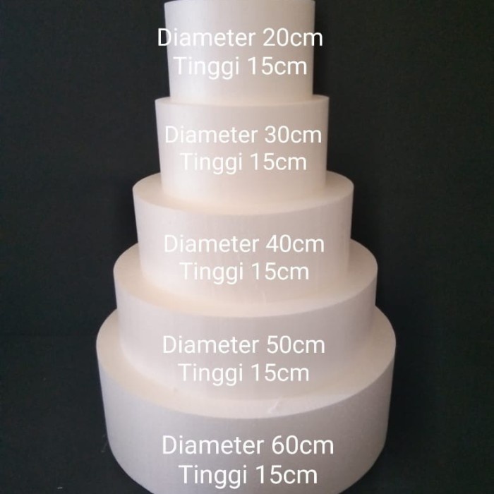Jual Usethis.Id Ready Dummy Cake Styrofoam Set Sesuai Gambar (L