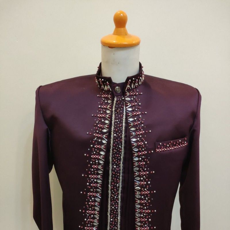 Jual basofi manten ungu burgundy | Shopee Indonesia