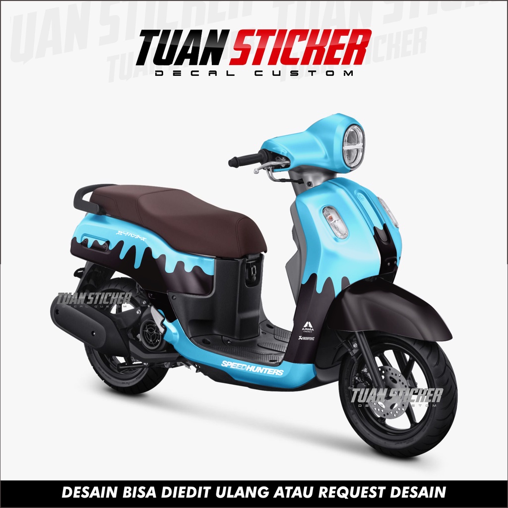 Jual Sticker Decal Full Body Yamaha Fazzio Full Body Stiker Dekal