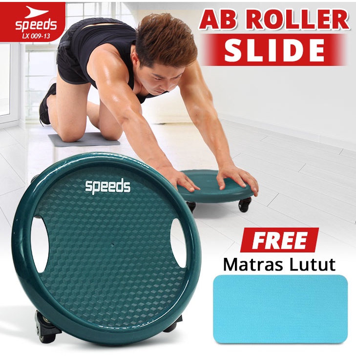 Jual SPEEDS Ab Wheel Abs Roller Slide Abdominal Roller Pull Rope Alat