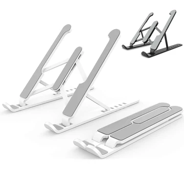 Stand Holder 100 Alluminium Full Alluminium Laptop Macbook Notebook IPAD Mac Dudukan Lipat Pro