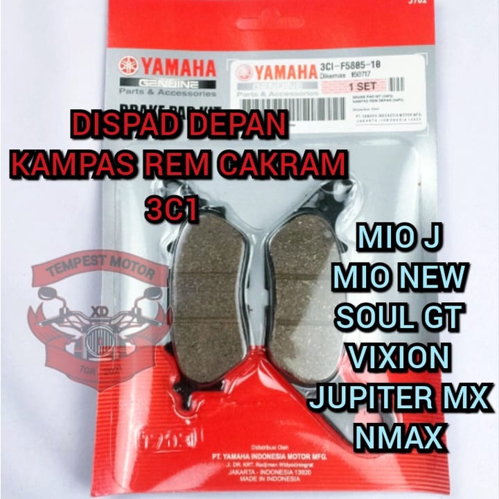 Jual Dispad Depan Kampas Rem Cakram Depan Mio J Yamaha 3c1 Vixion