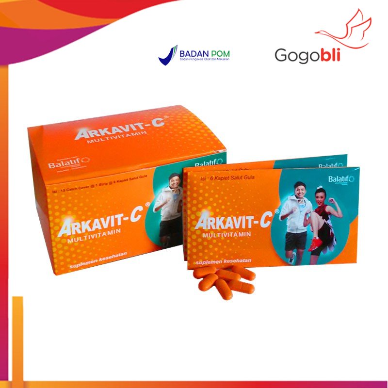 Jual Balatif Arkavit C Box (15 Catchcover @6Kaplet) | Shopee Indonesia