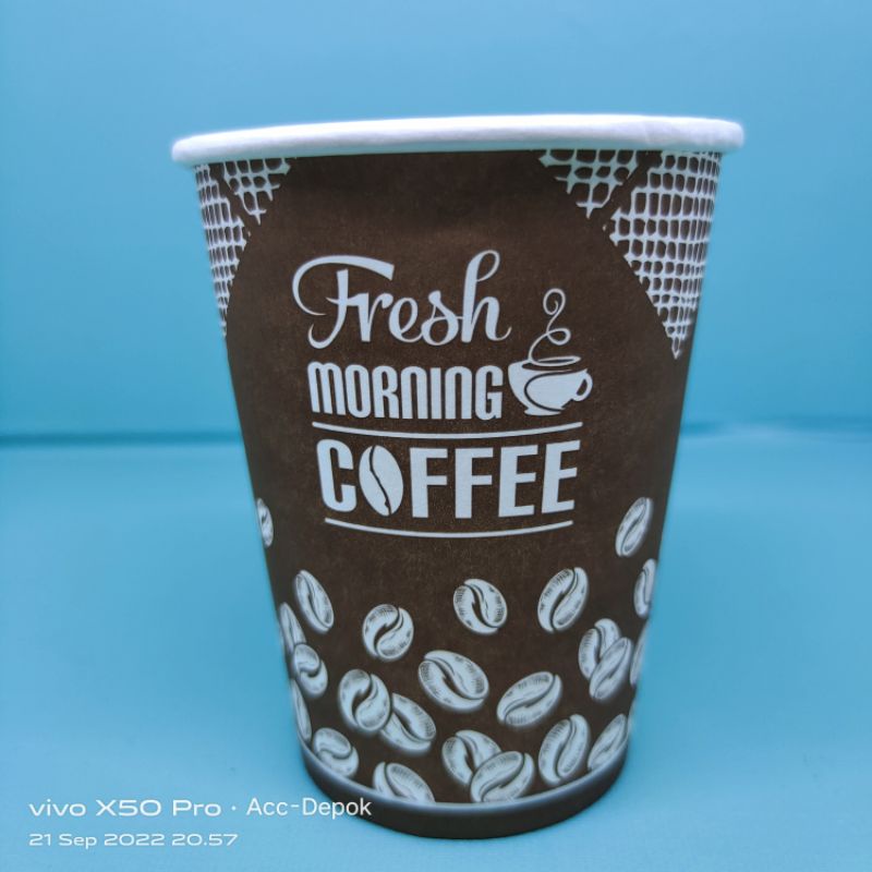 Jual PAPER CUP KOPI 8 OZ / GELAS KERTAS 8OZ 240 ML ISI 50 PCS | Shopee ...