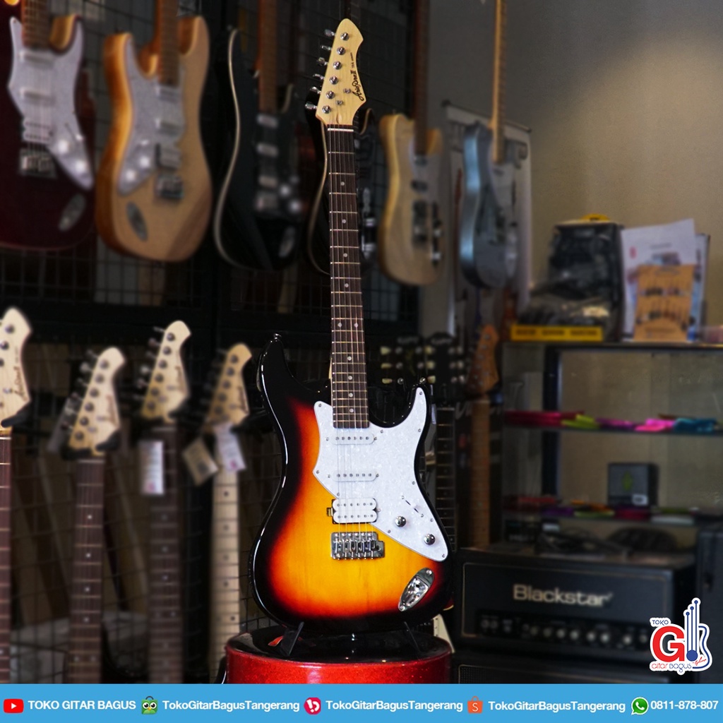 Jual ARIA PRO II 714-STD Fullerton 3TS (3 Tone Sunburst) | Shopee Indonesia