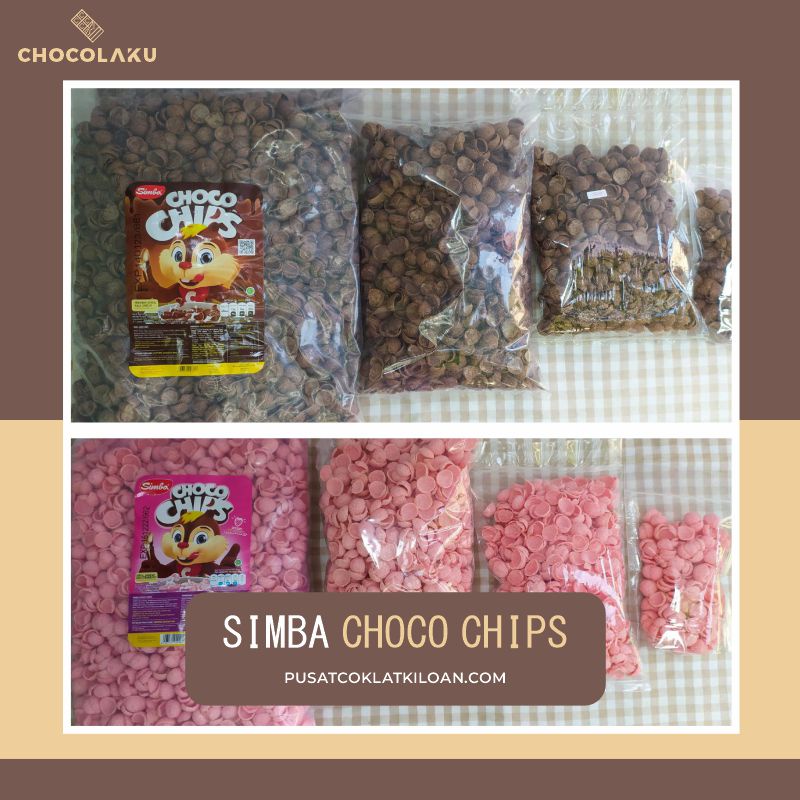 Jual Simba Sereal Choco Chips Coklat Strawberry Toko Coklat Kiloan