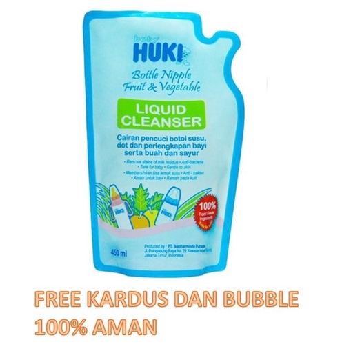 Jual Huki Baby Liquid Cleanser Ml Sabun Pencuci Botol Bayi Huki