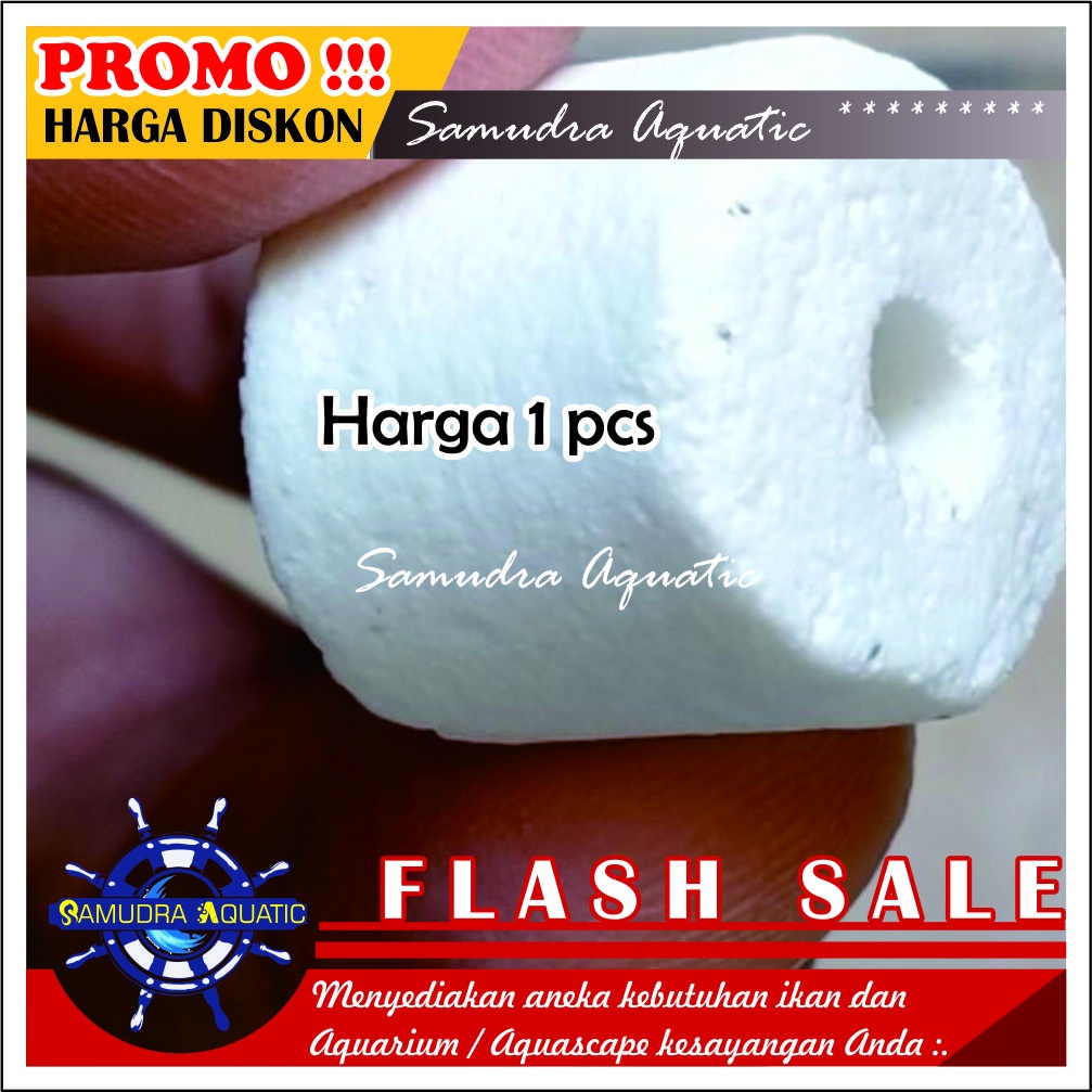 Jual BIO RING (1 Kantong / 50 Biji), Bioring Keramik Bio Ring Kramik ...