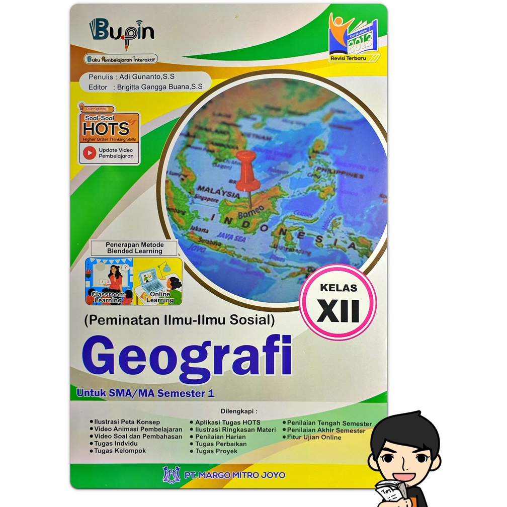 Jual LKS GEOGRAFI SMA/ MA KELAS XII 12 SEMESTER 1 | BP | Shopee Indonesia