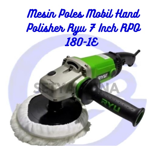 Jual Mesin Poles Mobil Hand Polisher Ryu 7 Inch RPO 180-1E | Shopee ...