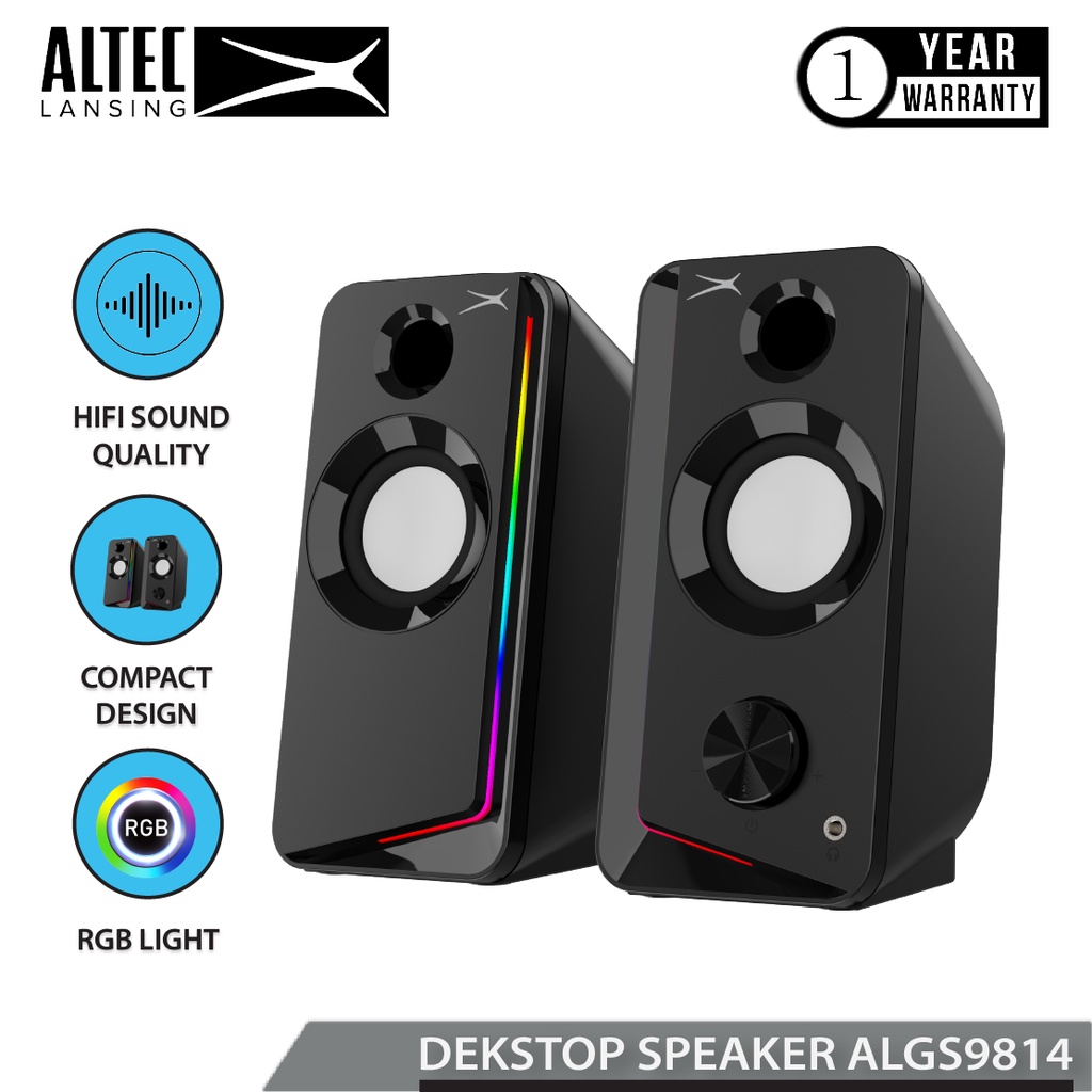 Jual Speaker 2.0 Altec Lansing ALGS9814 RGB Shopee Indonesia
