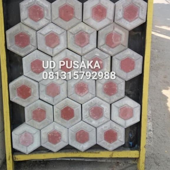 Jual PAVING BLOCK CONBLOCK ANTIK SEGI MERAH | Shopee Indonesia